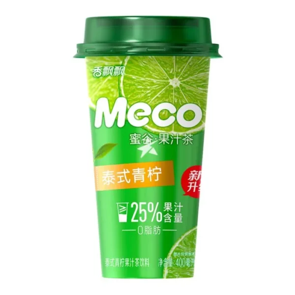 CHÁ PRETO COM LIMÃO 400ML - MECO 蜜谷泰式青柠 COD: