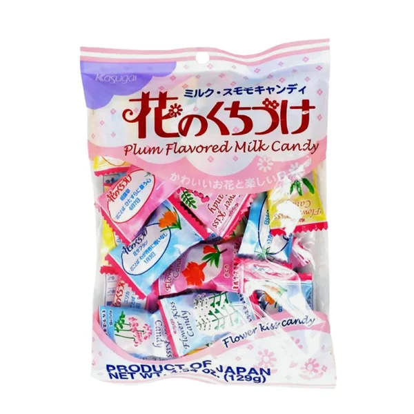 BALA DE LEITE COM AROMA DE FLORES 129G - KASUGAI COD:4901326031814