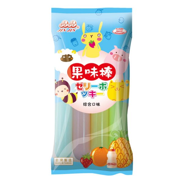 GELADINHO DE FRUTAS MISTAS 680G - JIN JIN 晶晶果味棒 COD:4710298160411