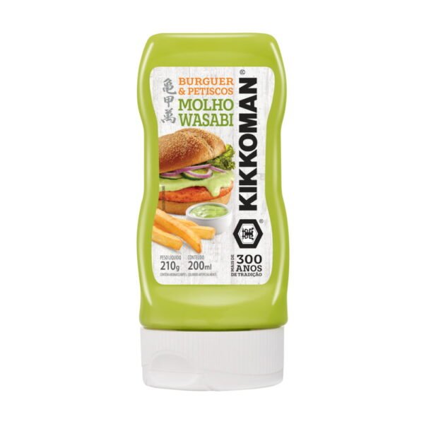 MOLHO DE WASABI PARA BURGUER E PETISCOS (RAIZ FORTE) 210G - KIKKOMAN COD:7896247400061