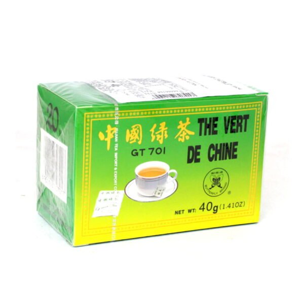 CHÁ VERDE 40G (2GX20 SACHÊS) - FUJIAN 绿茶 COD:6901118707017