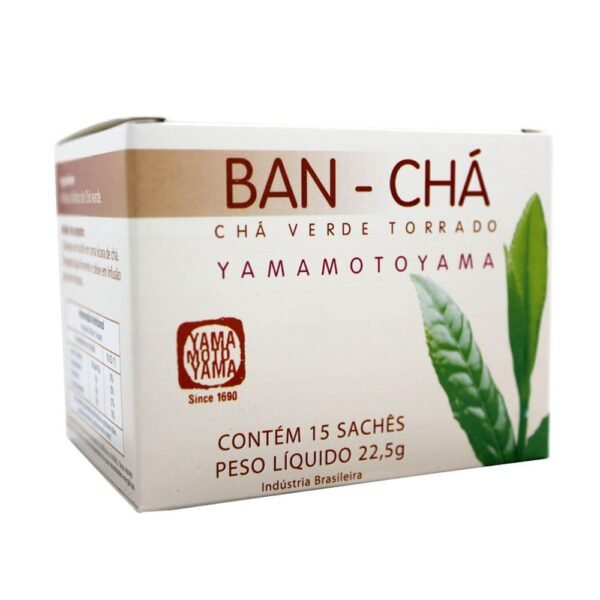 CHÁ VERDE TORRADO BANCHÁ 22,5G (15 SACHÊS) YAMAMOTOYAMA 日本绿茶 COD:7898038730050