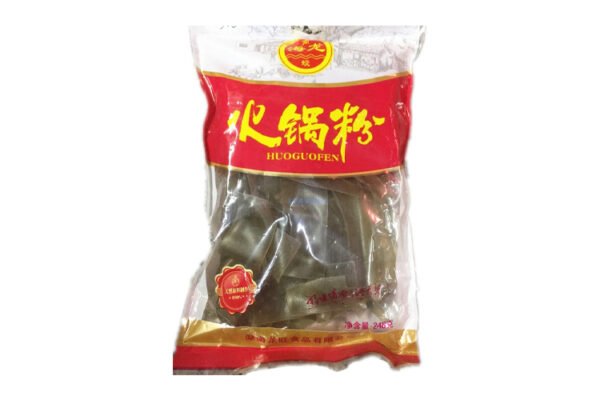 MACARRÃO DE BATATA DOCE LARGO 248G - SHANGHAIJIAOLONG 鑫发红薯粉皮 COD:6922547800025