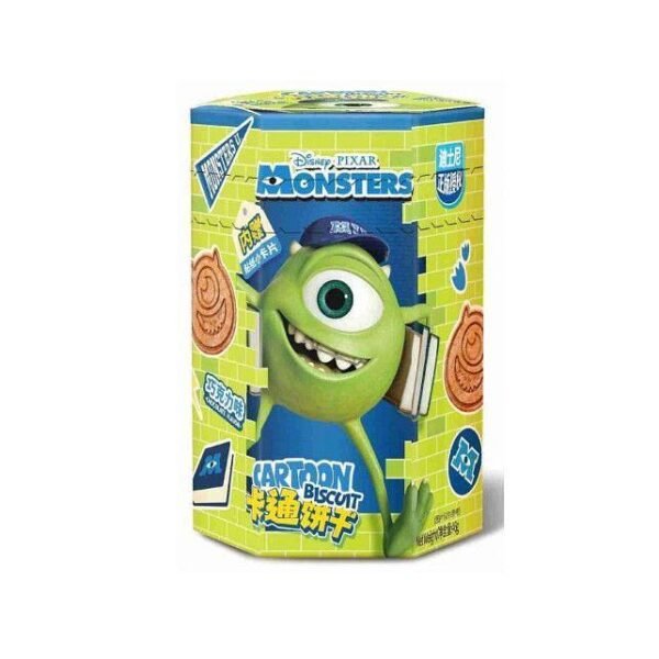 BISCOITO MOSTROS S.A SABOR CHOCOLATE 46G - DISNEY COD:6975800054802