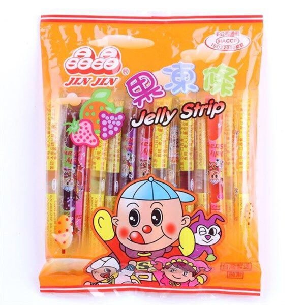 GELATINA SABOR FRUTAS 470G - JIN JIN晶晶果冻条 COD:4710298020647