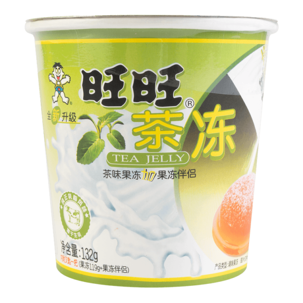 GELATINA SABOR CHÁ VERDE 132G - WANT WANT 旺旺茶冻 COD:6920658267140