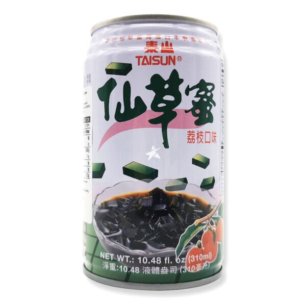 SUCO DE GELATINA SABOR LICHIA 310ML - TAISUN 仙草蜜荔枝味 COD:673367615363