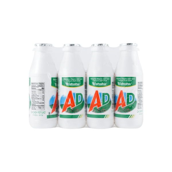 LEITE AD 220G X 4 UNIDADES - WAHAHA 哇哈哈AD钙饮料 COD:6902083881085
