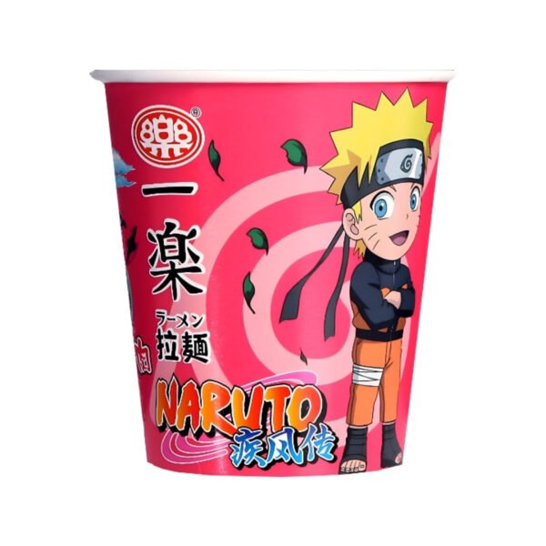 MACARRÃO INSTANTÂNEO SABOR CARNE APIMENTADA 61G - NARUTO SHIPPUDEN - ISHIRAKU 火影忍者东方拉面火影忍者水牛肉味杯 COD:4897095270120