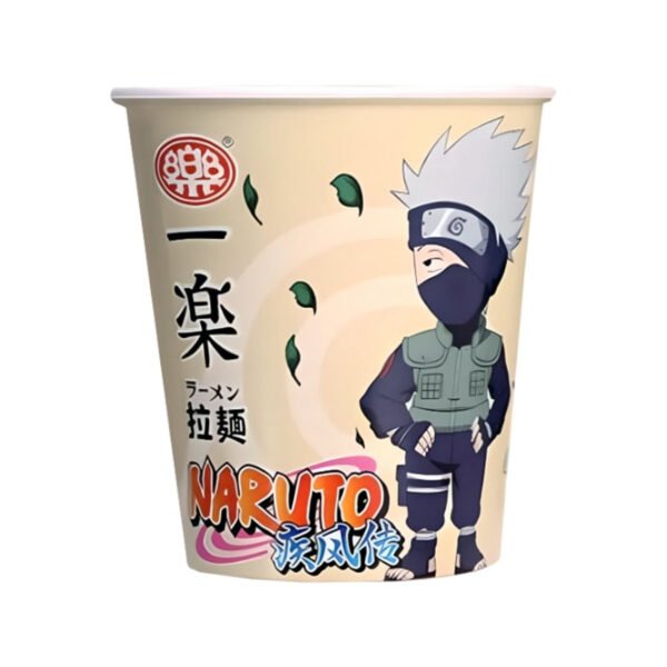 MACARRÃO INSTANTÂNEO SABOR FRANGO COM COGUMELO 61G - NARUTO SHIPPUDEN, KAKASHI - ICHIRAKU 一楽拉面小鸡炖蘑菇风味拉面 COD:4897095270182