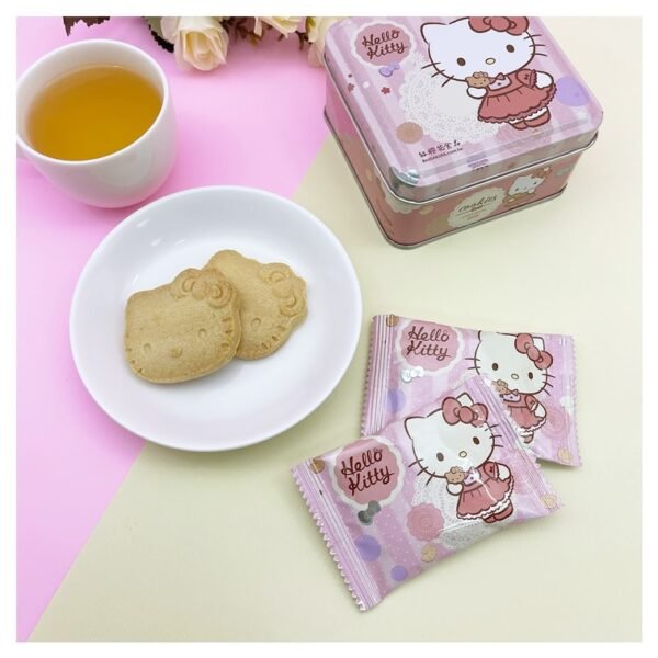 BISCOITO COOKIES AMANTEIGADOS 65G HELLO KITTY - RED SAKURA 奶油小曲奇  COD:4716884010061 - Image 4