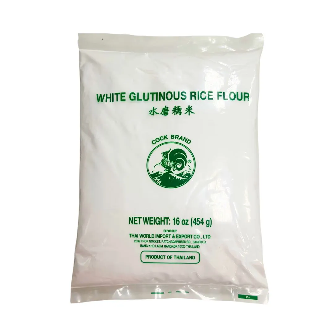FARINHA DE ARROZ GLUTINOSO 454G - COCK BRAND 糯米粉 COD:084909004857