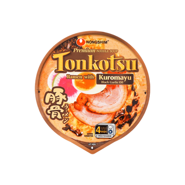 MACARRÃO INSTANTÂNEO TONKOTSU KUROMAYU BIG BOWL 101G NONGSHIM COD:031146058105 - Image 2