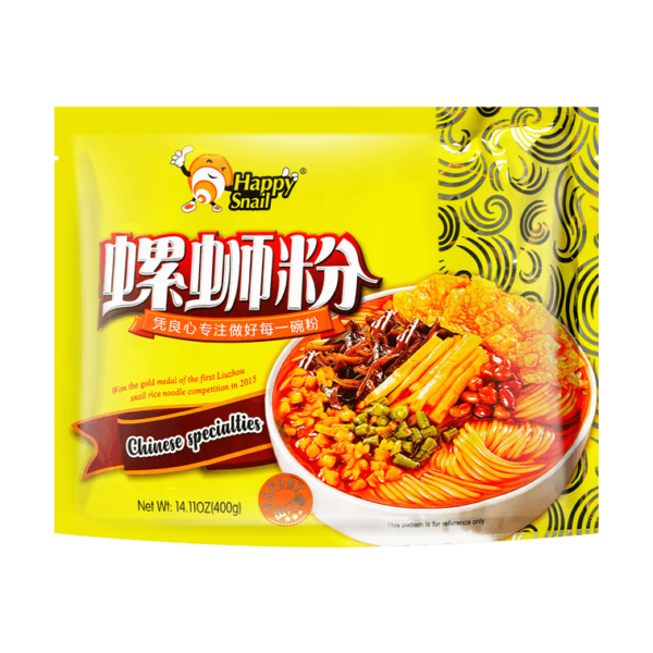 MACARRÃO DE ARROZ INSTANTÂNEO APIMENTADO LIUZHOU 400G - HAO HUAN LUO 好欢螺螺蛳粉 COD:6970006620608