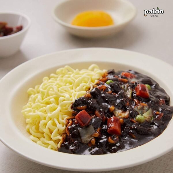 MACARRÃO INSTANTÂNEO JJAJANGMEN SABOR SOJA PRETA BOWL 190G - PALDO 韩国炸酱面 COD:648436100859 - Image 2
